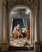 Jan Steen A Woman at her Toilet (mk25) Germany oil painting reproduction